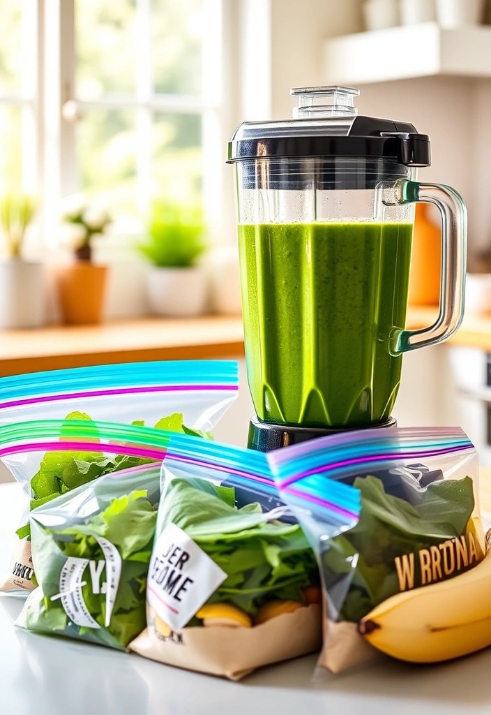 8 Grab-and-Go Breakfasts That Will Fuel Your Busy Day in No Time! - 2. Protein-Packed Smoothie Packs