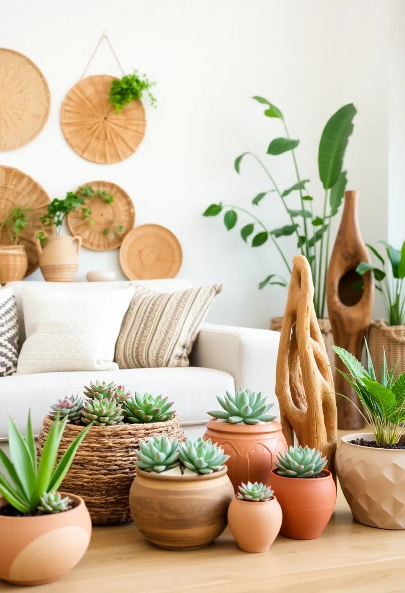 8 Sustainable Decor Ideas for 2025 That Bring Positive Vibes to Your Home! - 6. Earthy Home Accessories