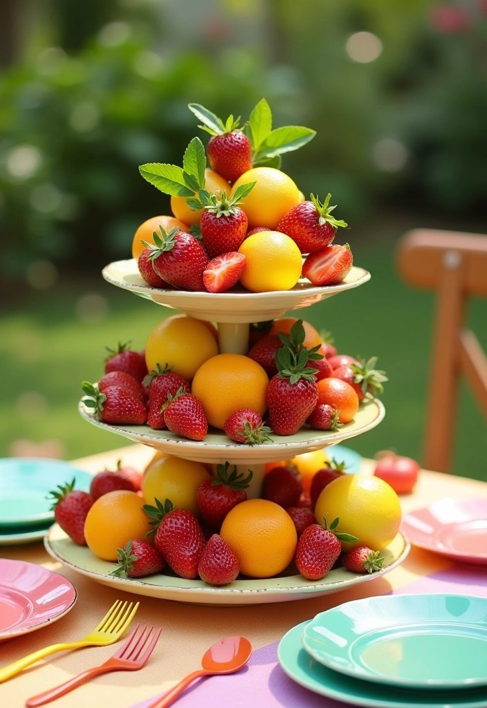 15 Easy Easter Table Decorations That'll Make Your Guests Say 'Wow!' - 8. Seasonal Fruit Arrangement